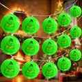 BESTVIVE Battery Operated Round Green Christmas String Lights Indoor Outdoor by Deal US