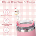 IN Chenthy 8 Pcs Silicone Animal Straw Topper for Stanley 30&40 Oz Tumbler by Deal US