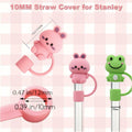 IN Chenthy 8 Pcs Silicone Animal Straw Topper for Stanley 30&40 Oz Tumbler by Deal US