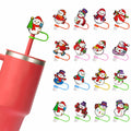 16 PCS Thanksgiving Silicone Straw Caps for Stanley Cup 10mm Design 4 by Deal US