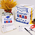 Premium Graduation Card Box Holder with 12 Cards and Tassel, Classic Design by Deal US