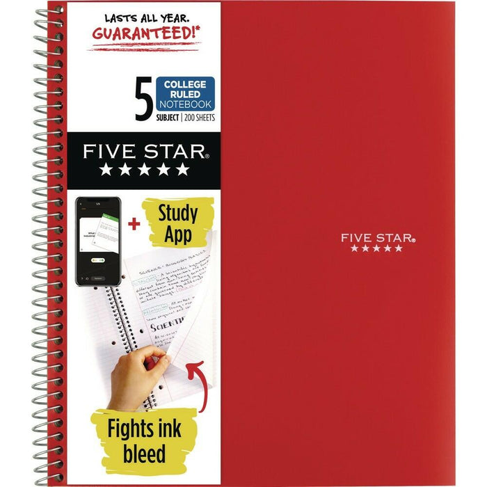 Five Star College Ruled Composition Notebook 80pg 9.75x7.5 Soft Cover by Deal US