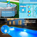 Lanpanzi RGB LED Pool Lights APP Control IP68 Waterproof 25ft Wirecord 1000lm by Deal US
