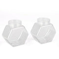 Bullseye's Playground™ 2ct Hexagon Clear Jar by Deal US