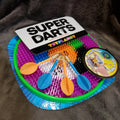 Big Time Toys Super Dart Board Darts Easy Throw Easy Stick Multi-Color by Deal US