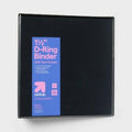 up & up 3-Ring Sturdy D-Ring Binder with View Pockets 1.5 inch Black by Deal US