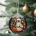 Christmas Ornament Stained Glass Ghost Holiday Decoration Unique Gift by Deal US