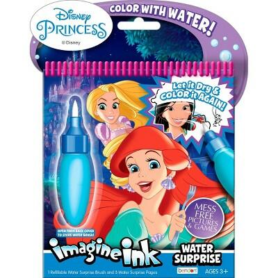 Disney Princess Imagine Ink Water Surprise Coloring Books 5-Count Hardcover by Deal US