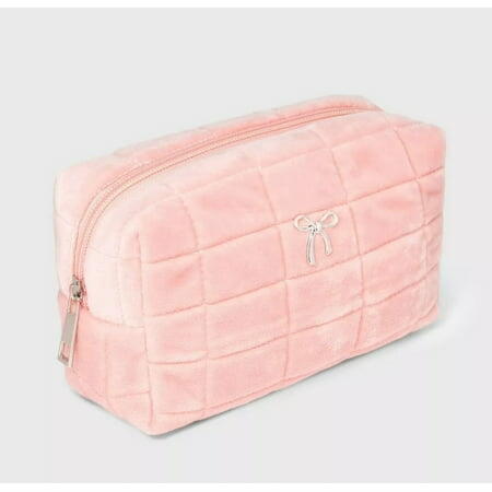 Wild Fable Quilted Bow Bag with Clips & Claw Hair Clips Set 4pc by Deal US