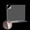 Tomorotec 3-Pack Acrylic Sign Holder 7x5in Horizontal Black Base by Deal US