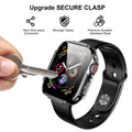 Mesime Rugged Case Apple Watch Series 8 7 41mm Grey with Tempered Glass by Deal US