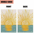 QQPPOLIU Summer Garden Flag Double Sided Linen Fabric 12x18 Inch Outdoor by Deal US