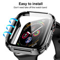 Mesime Rugged Case Apple Watch Series 8 7 41mm Grey with Tempered Glass by Deal US
