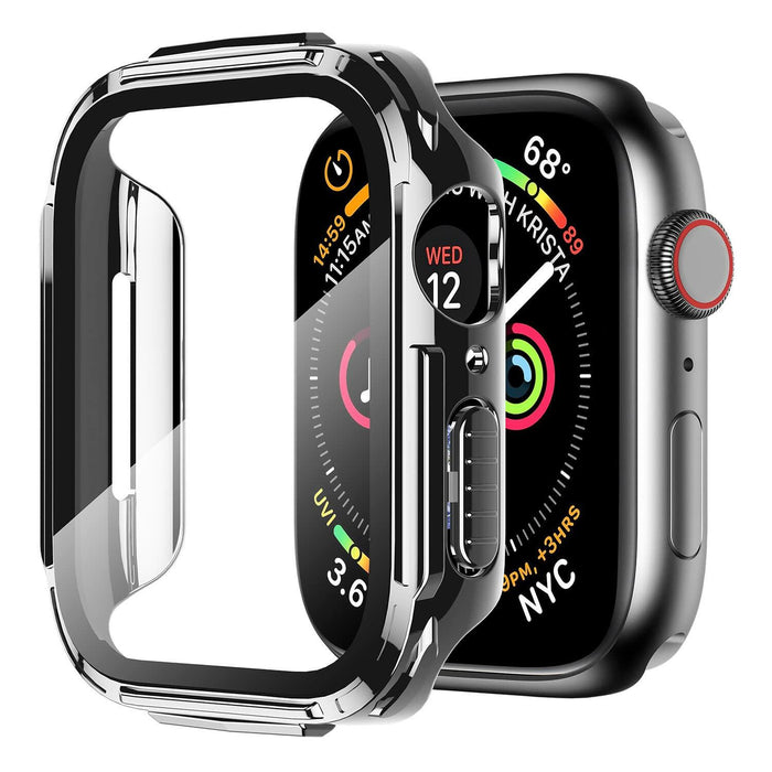 Mesime Rugged Case Apple Watch Series 8 7 41mm Grey with Tempered Glass by Deal US