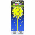 Unique Industries Number 3 Sparkler Flame Cake Candle 7" Gold Wax by Deal US