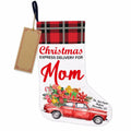 TSUYAWU Mom Christmas Stocking Hanging Decoration 18x12 Inch Xmas Holiday by Deal US