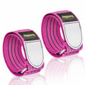 Neracking 2pcs Adjustable Elastic Boot Straps High Visibility Purple by Deal US