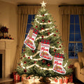 TSUYAWU Mom Christmas Stocking Hanging Decoration 18x12 Inch Xmas Holiday by Deal US