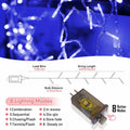 Heceltt 1140 LED 449FT Outdoor String Lights Blue 8 Modes Timer IP44 by Deal US