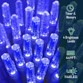 Heceltt 1140 LED 449FT Outdoor String Lights Blue 8 Modes Timer IP44 by Deal US