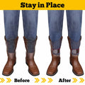 Neracking 2pcs Adjustable Elastic Boot Straps High Visibility Purple by Deal US