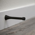 Design House Spring Door Stop Wall Protector Rubber Tip Matte Black 10-Pack by Deal US