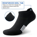 Amutost Womens Athletic Ankle Socks No Show Cushioned 6 Pairs Size M by Deal US