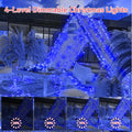 Heceltt 1140 LED 449FT Outdoor String Lights Blue 8 Modes Timer IP44 by Deal US
