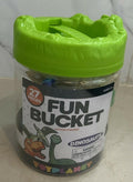 Fun bucket 27 pieces Dinosaurs action figures toy planet .pre Owned by Deal US