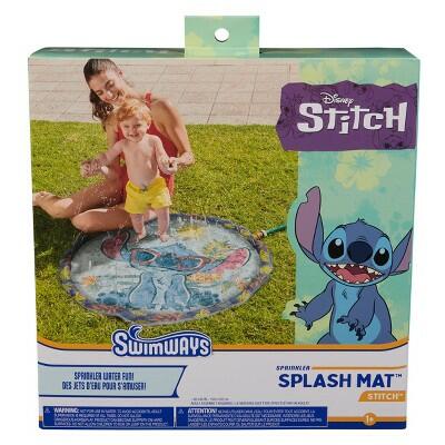 Disney Stitch Splash Mat Water Fun Toy Kids 1+ Blue by Deal US