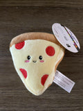 NWT TOY PLANET PLUSH KEYCHAIN PIZZA CUTE GIFT KIDS FREE SHIPPING SUPER SOFT by Deal US