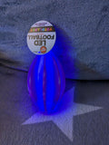 LED Football Toy Planet Fidget Toy Purple Swirl 6" x 3.25" by Deal US