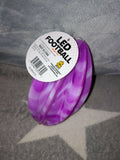 LED Football Toy Planet Fidget Toy Purple Swirl 6" x 3.25" by Deal US