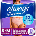 Always Discreet Max Small Underwear 19 Count Size S by Deal US