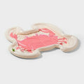 Sun Squad Crab Splash Pad Pink Outdoor Water Play PVC Kids 2+ by Deal US