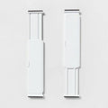 [Like New] Brightroom Plastic Drawer Dividers Set of 2 White ABS Organizer 15.3in by Deal US