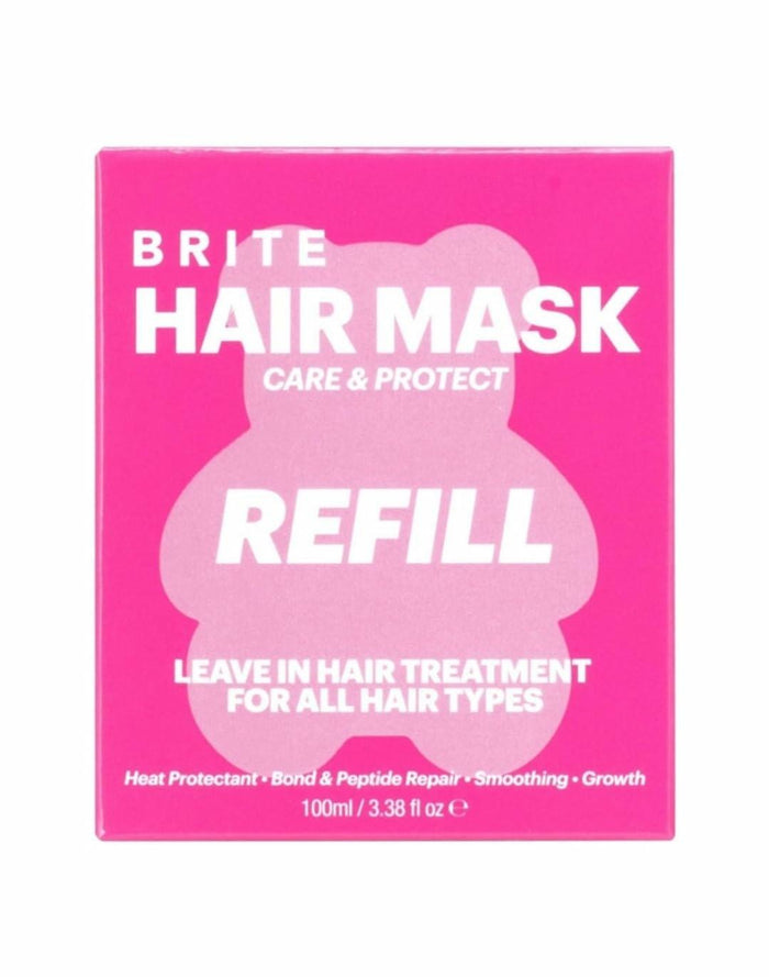 Brite Care & Protect Leave-In Hair Mask Treatment Refill 3.38 Fl Oz Vegan by Deal US
