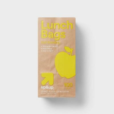up&up Lunch Storage Bags Brown 100ct by Deal US