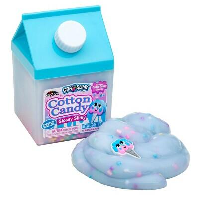 Cra-Z-Slimy Cotton Candy Glossy Scented Slime with Charm by Deal US