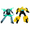 Transformers EarthSpark Cyber-Combiner Bumblebee & Mo Malto Robot Figures by Deal US