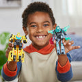 Transformers EarthSpark Cyber-Combiner Bumblebee & Mo Malto Robot Figures by Deal US