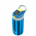 Contigo Autospout Water Bottle 13oz Blue Poppy Glacier Stainless Steel Leakproof by Deal US