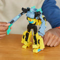 Transformers EarthSpark Cyber-Combiner Bumblebee & Mo Malto Robot Figures by Deal US