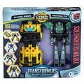 Transformers EarthSpark Cyber-Combiner Bumblebee & Mo Malto Robot Figures by Deal US