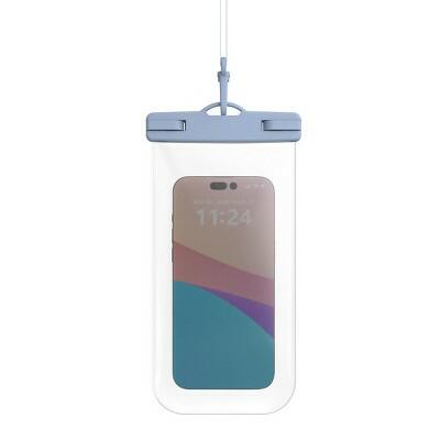 GEMS Waterproof Phone Pouch Blue Universal Size Cell Phone Dry Cover by Deal US