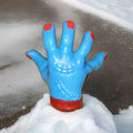 Halloween Zombie Monster Hand Stretchy Squeezy Toy Stress Reliever Blue 8" by Deal US