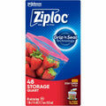 Ziploc Double Zipper Storage Bags DRACB003103CT Clear 0.6 lbs Pack by Deal US