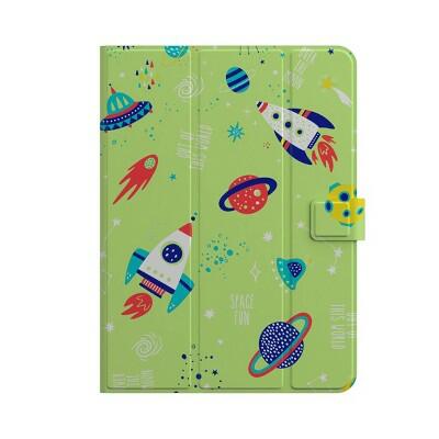 GEMS Kids Space Universal Tablet Case Green Fits Tablets up to 11" by Deal US
