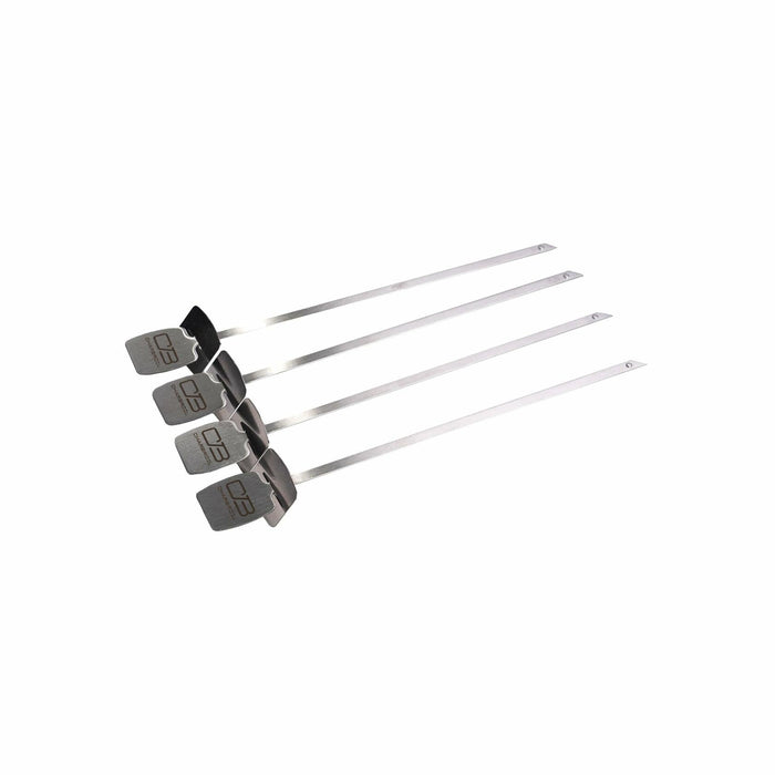 Charbroil Grill+ 4 Piece Skewer Set CB1250030P4 Stainless Steel 4pcs by Deal US