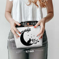 Henhesaha Witchy Cat Makeup Bag Cosmetic Travel Toiletry Bag Black by Deal US
